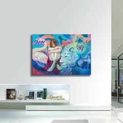 Whispers of the Wild - Original Painting on Canvas, Painting, Oil on Canvas