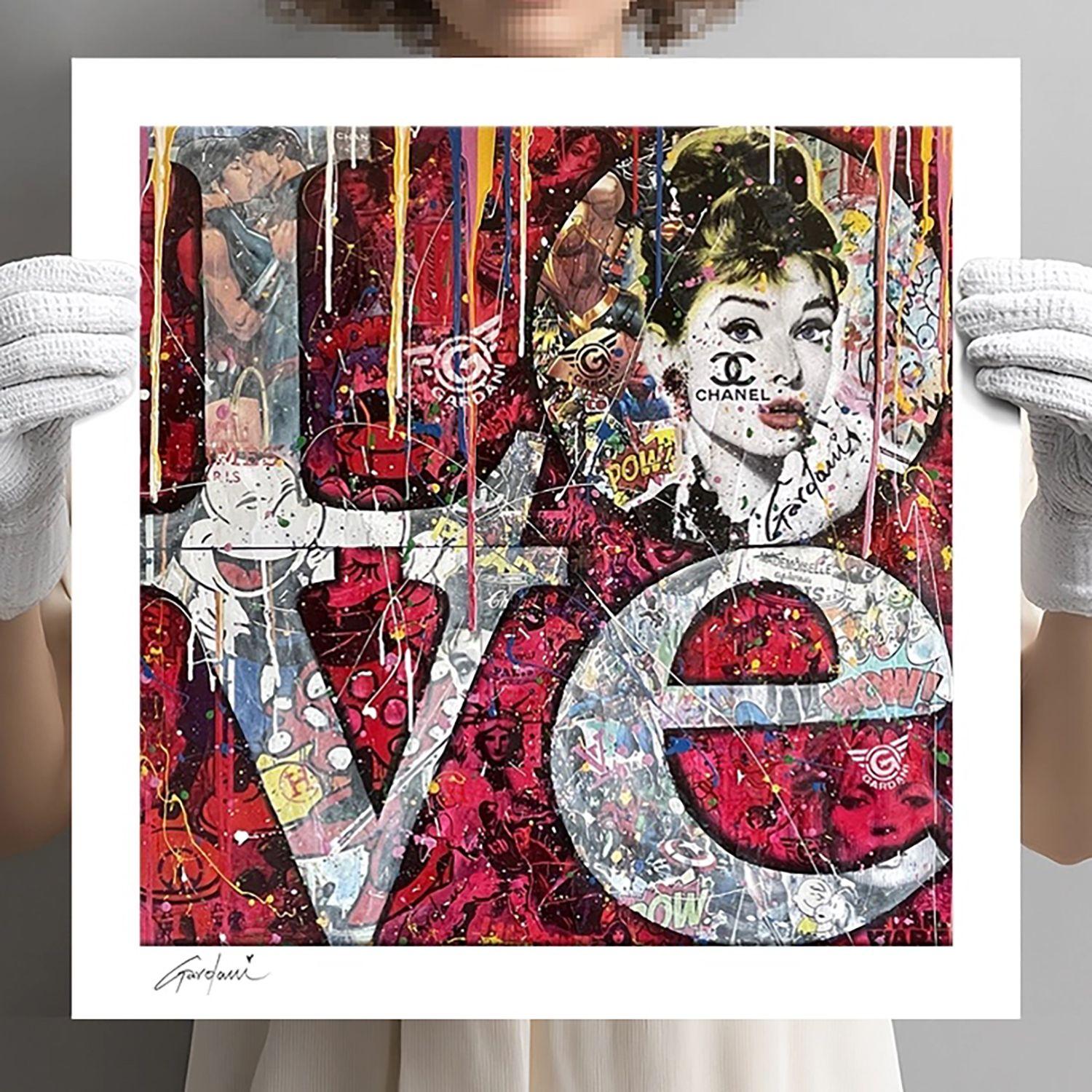 Invisible Love - Paper - Limited Edition 24/100, Digital on Canvas - Art by Gardani Art
