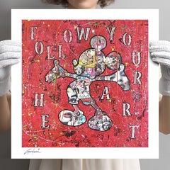 Follow your Heart - Canvas -Limited Edition 23/100, Digital on Canvas