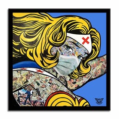 Nurse Power - Canvas - Limited Edition 29/100, Digital on Canvas