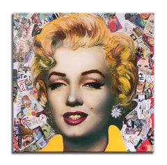 Marilyn Sensations - Toile - Édition limitée 21/100, numérique sur toile