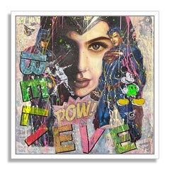 Wonder Woman Beauty-Canvas - Édition limitée 23/100, numérique sur toile
