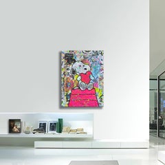 Snoopy Love More - Tela - Edizione limitata 25/100, Digitale su tela