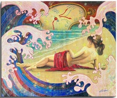 Brise de mer, peinture, huile sur toile