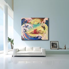 Brise de mer, peinture, huile sur toile