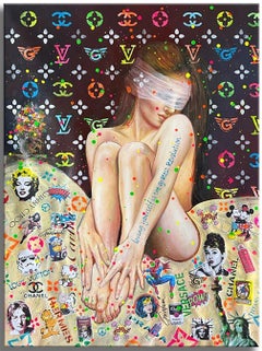 Loving Garden - Original Painting on Canvas, Painting, Oil on Canvas
