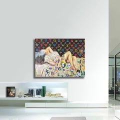 Quite Place - Original Painting on Canvas, Painting, Oil on Canvas