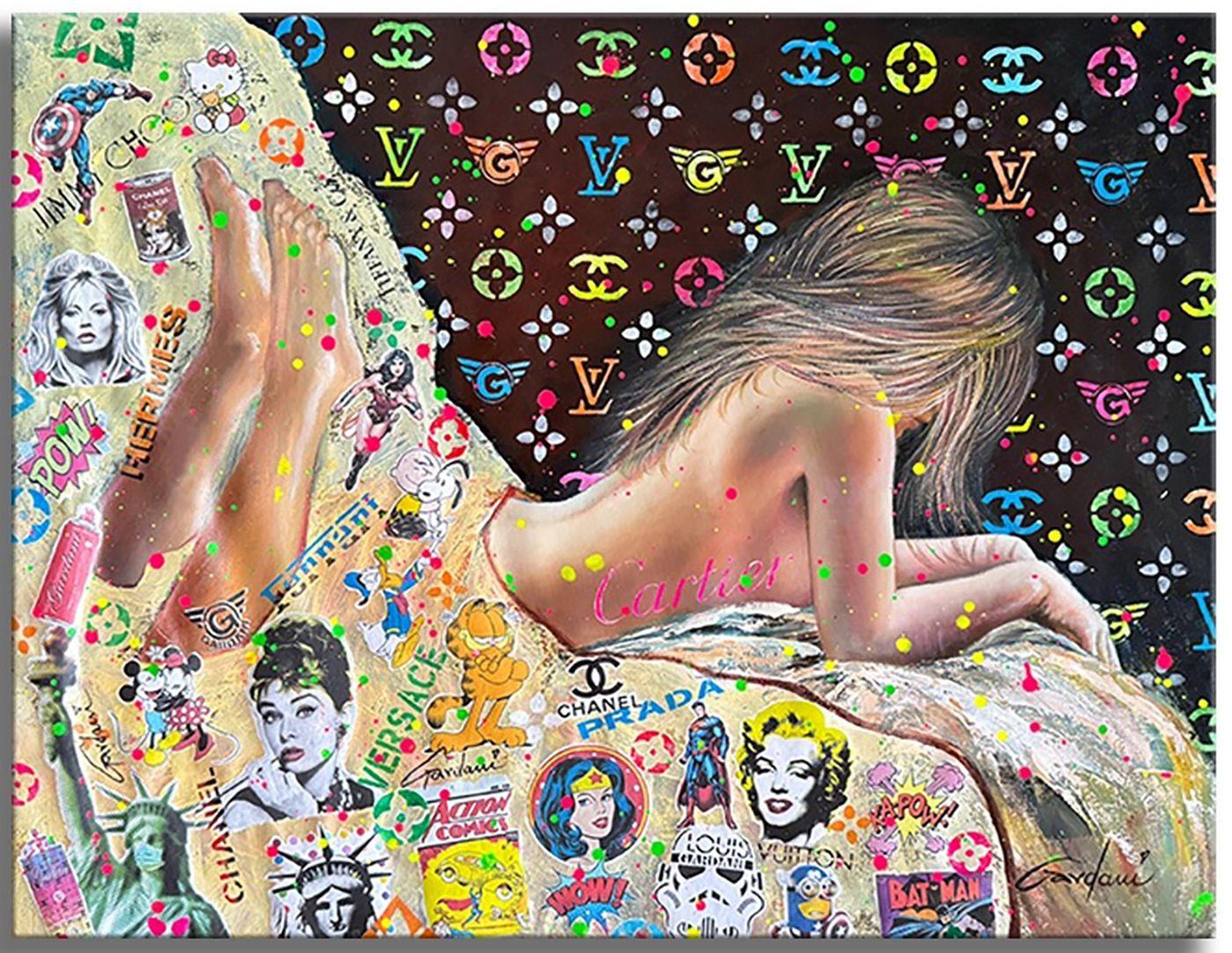 Love Moments - Original Painting on Canvas, Painting, Acrylic on Canvas - Art by Gardani Art