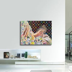 Love Moments - Originalgemälde auf Leinwand, Gemälde, Acryl auf Leinwand