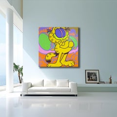 Garfield Best - Pintura Original sobre Cavas, Pintura, Acrílico sobre lienzo