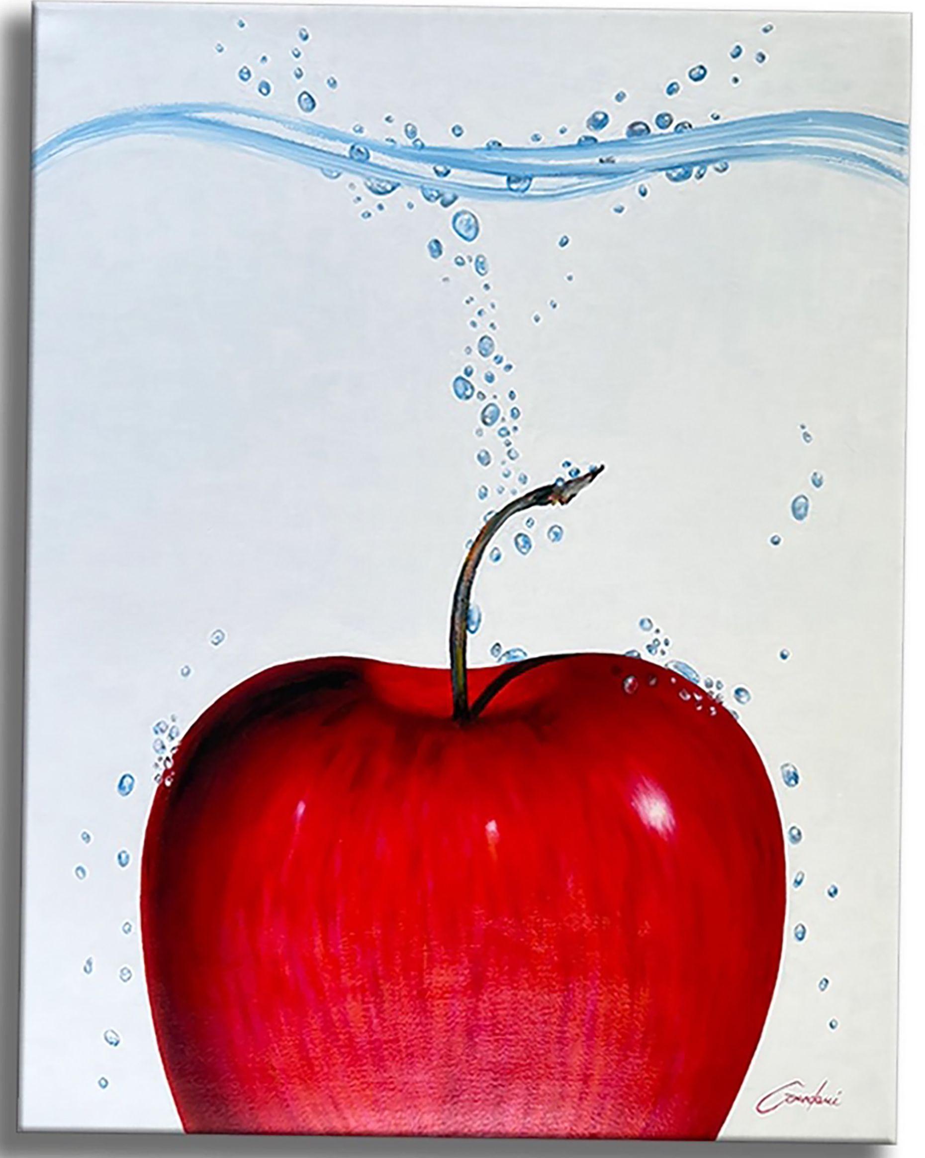Inside apple, Painting, Oil on Canvas - Art by Gardani Art