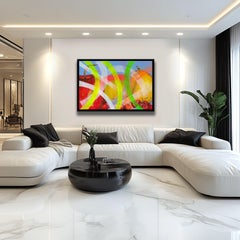 Ritmo de recuerdos, Pintura, Óleo sobre lienzo