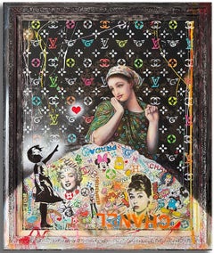 Modern Muse, Painting, Oil on Canvas