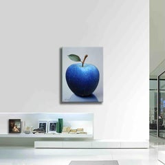 Blue Apple, Painting, Oil on Canvas