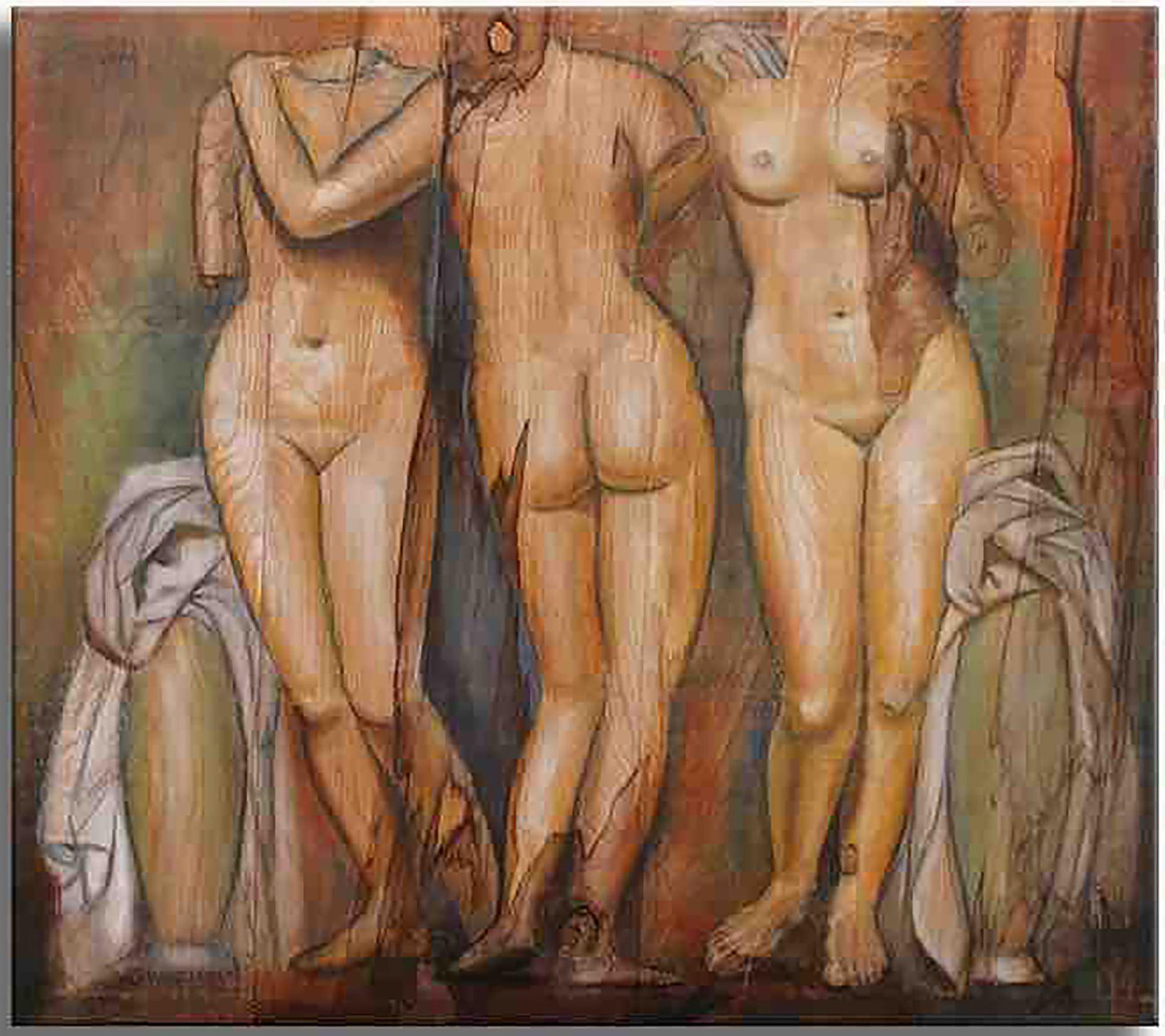 The Three Graces, Painting, Oil on Canvas