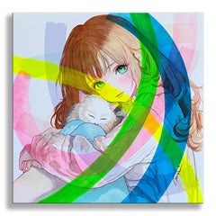 Naughty cats - Original Painting on Canvas, Painting, Oil on Canvas