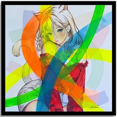 Yami no Koibito, Painting, Oil on Canvas