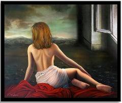 Beneath the Moonlit, Painting, Oil on Canvas