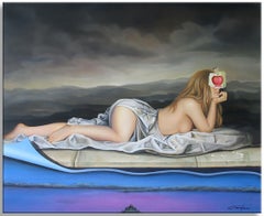 Looking at the Horizon, Painting, Oil on Canvas
