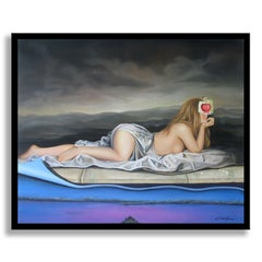 Looking at the Horizon, Painting, Oil on Canvas