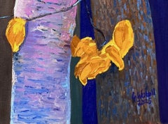 Autumn Among the Birches, Painting, Oil on Canvas