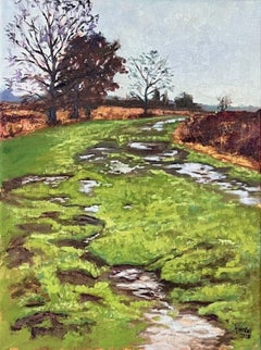 Sentiero nella Grande Torbiera, Pittura, Olio su tela