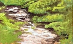 Sentiero nella Grande Torbiera, Pittura, Olio su tela