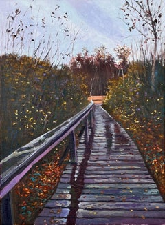 Sulla buona strada, Pittura, Olio su tela