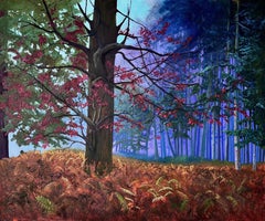 My forestâ€”a source of tranquility, Painting, Oil on Canvas