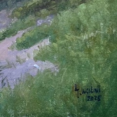 Threatening beauty, Painting, Oil on Canvas