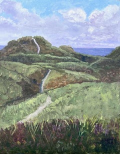 Paths to the sea, Painting, Oil on Canvas