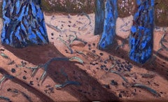 Schwindebecker Heide, Gemälde, Öl auf Leinwand