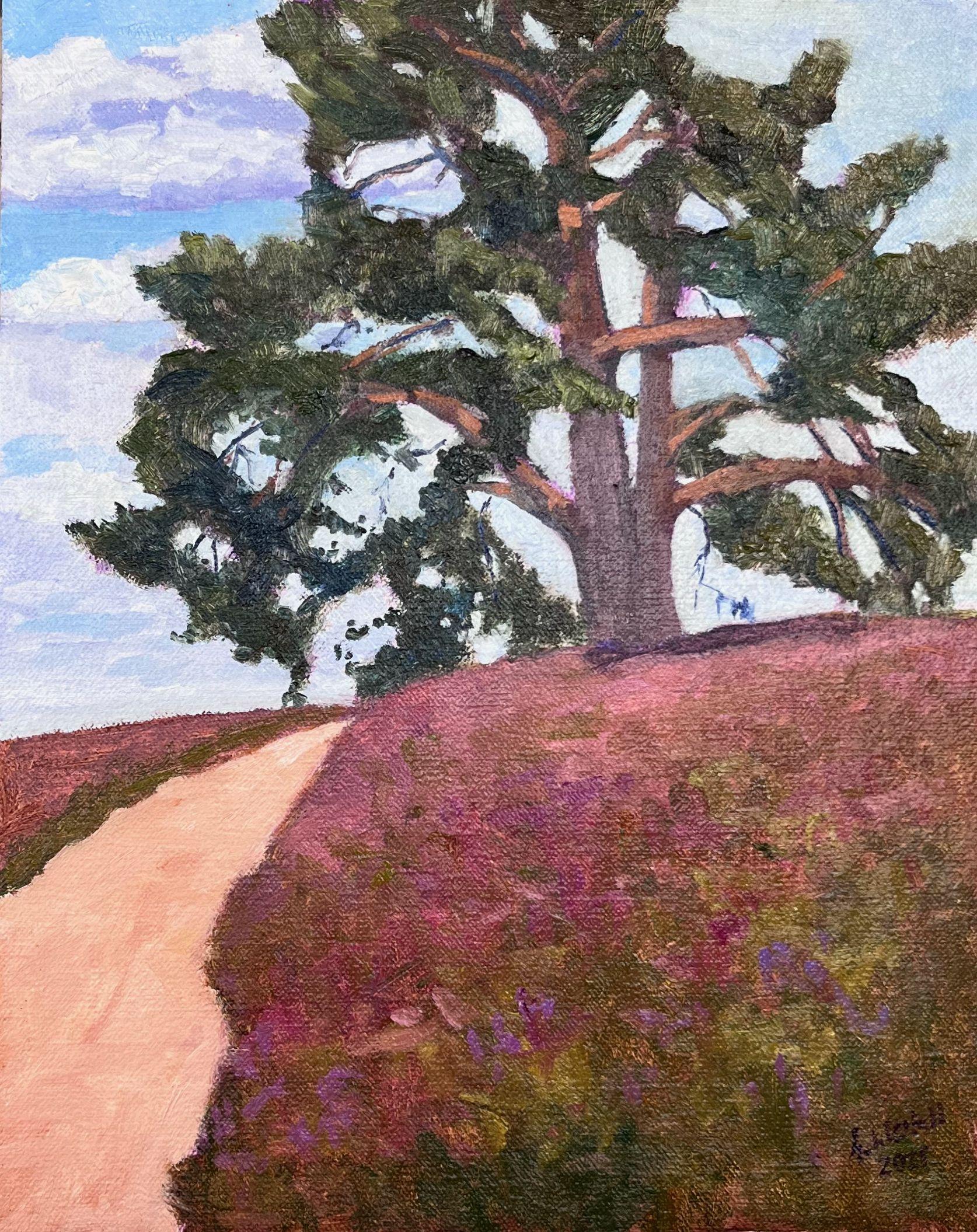 Schwindebecker Heide III, Painting, Oil on Canvas - Art by Gary Westall