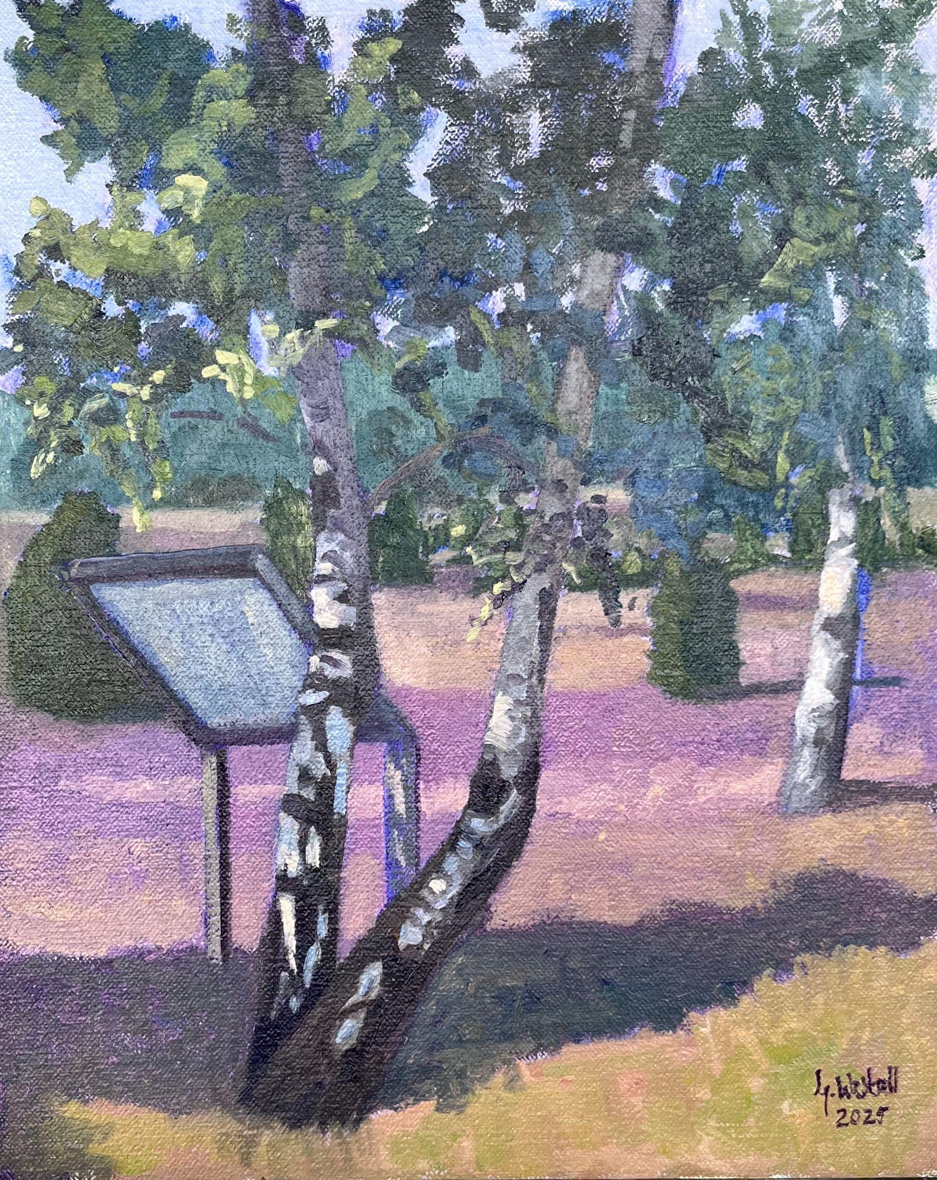 Ellendorfer Heide II, Painting, Oil on Canvas