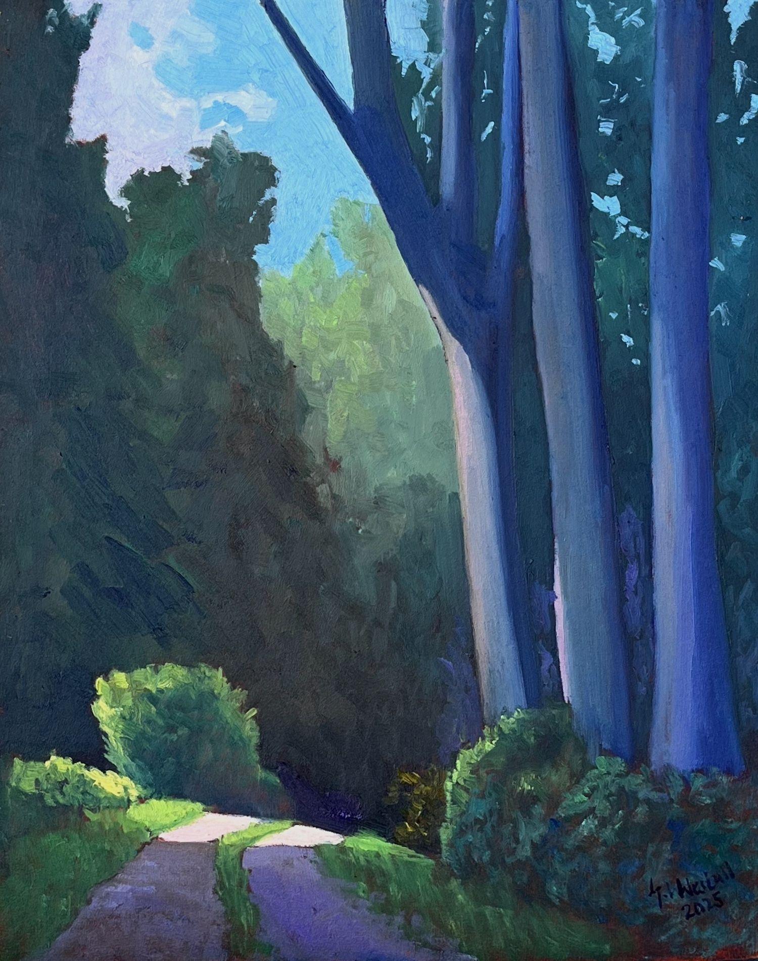 Ray of hope, Painting, Oil on MDF Panel