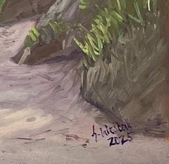 Plaza Gaski cliffs, Pittura, Olio su pannello MDF