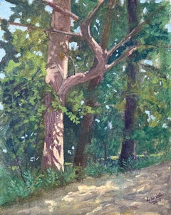 Tango nel parco, Pittura, Olio su pannello MDF