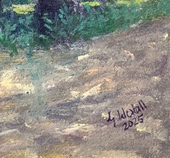 Tango nel parco, Pittura, Olio su pannello MDF