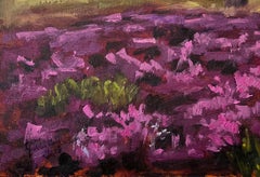 Nestled on heath, Painting, Oil on MDF Panel