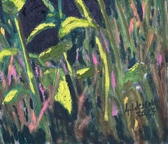 Sunlit view(ers) in Poland, Painting, Oil on MDF Panel