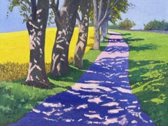 My path to spring, Painting, Oil on Other