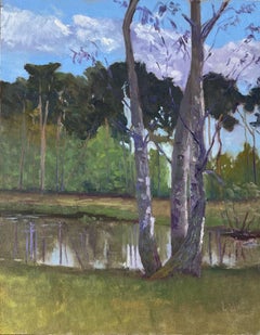 The Three from Schnakenpohl, Painting, Oil on MDF Panel