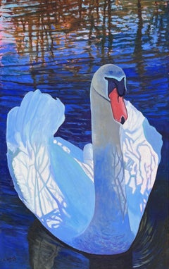Graceful Beauty, Painting, Oil on Canvas