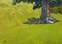 Je regarde ici, peinture, huile sur toile