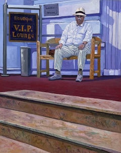 Gentleman in waiting, Painting, Oil on Canvas