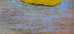 Reine du lac, peinture, huile sur toile