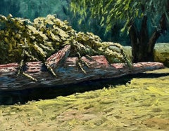 Summer in Oregon with Karen, Painting, Oil on MDF Panel