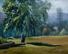 Summer in Oregon with Karen II, Painting, Oil on MDF Panel