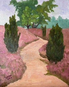 Kirchdorf Heath I, Peinture, Huile sur toile