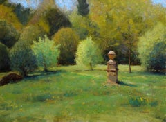 Parc de Saint-Cloud Paris impressionistischer Park, Gemälde, Öl auf Leinwand